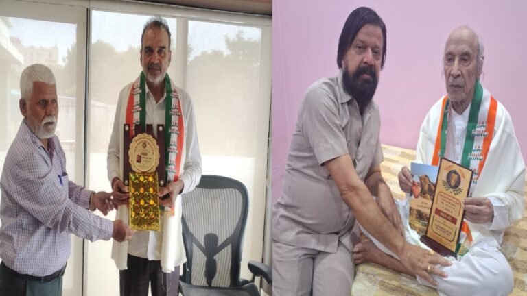 पूर्व शिक्षक और प्रतिभाशाली पूर्व छात्र का गरिमामय सम्मान