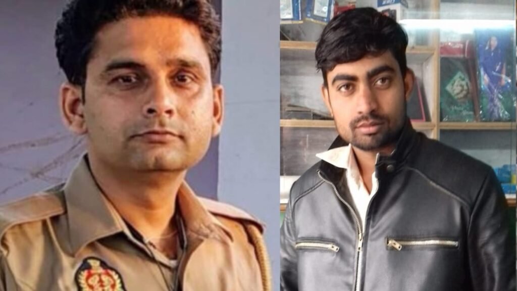 आगरा-जयपुर हाइवे पर खड़े ट्रक में घुसी पुलिस की कार, हेड कांस्टेबल और चालक की मौत, पांच घायल
