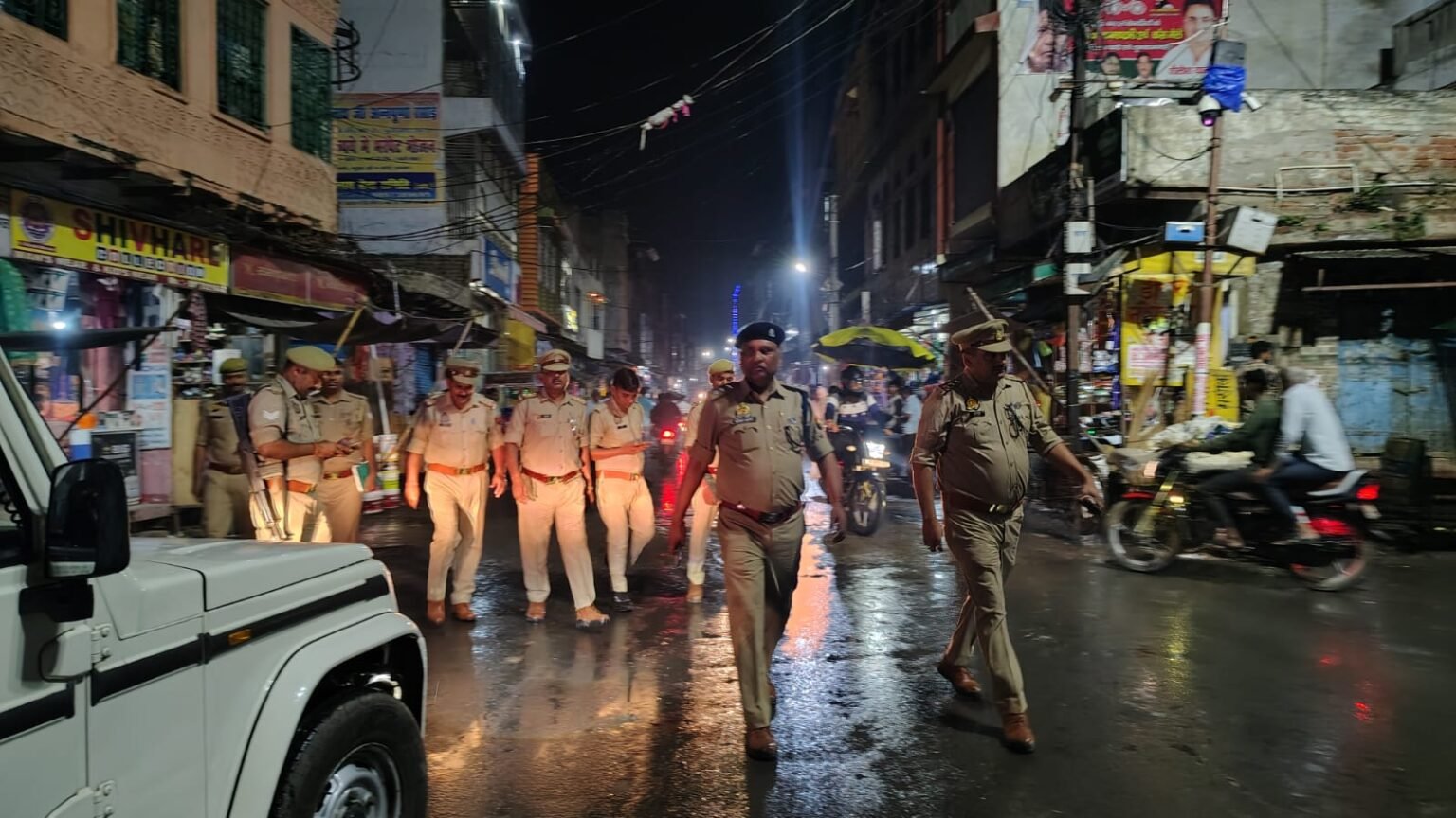 फतेहाबाद: नवागत एसीपी फतेहाबाद ने किया पैदल फ्लैग मार्च, सुरक्षा व्यवस्था का लिया जायजा