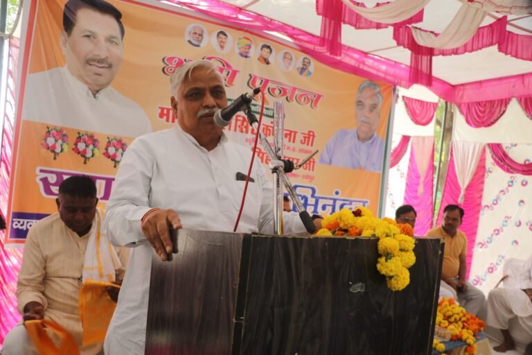 केन्द्र व राज्य सरकार की मंशा: ग्रामीण विकास में कोई कमी न रहे – कृषि मंत्री श्री कंषाना