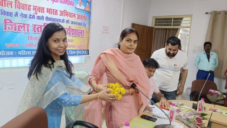 बाल विवाह समुदाय और समाज के विकास में बाधक: आरती गुर्जर