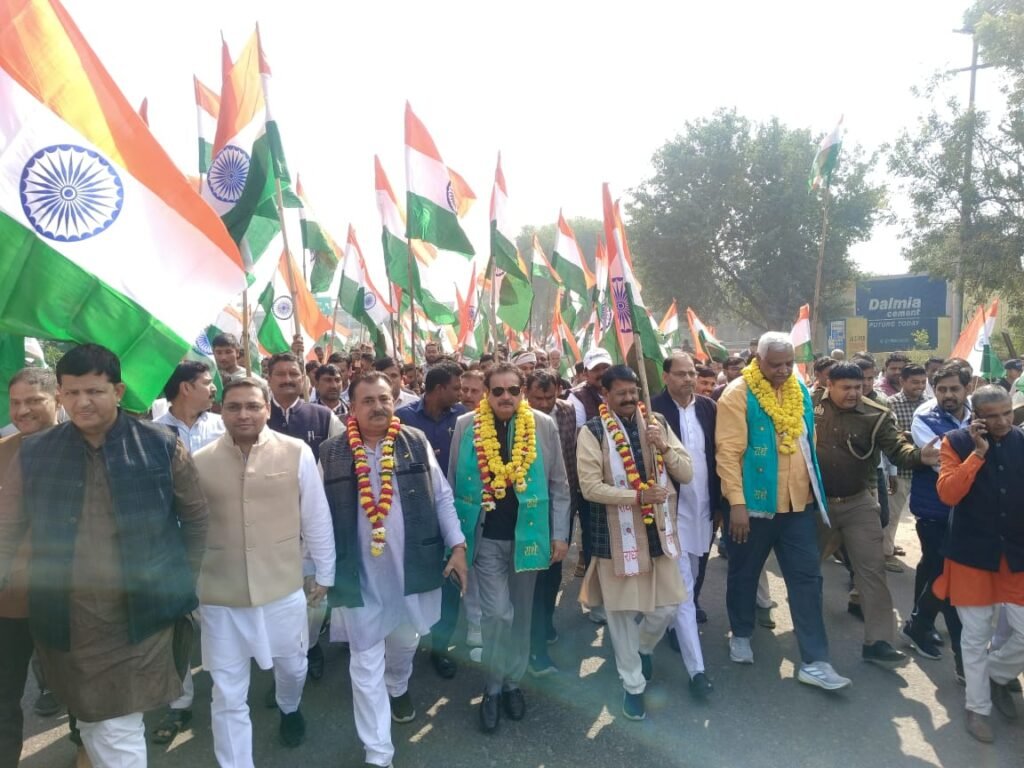 सरदार वल्लभ भाई पटेल की जयंती पर आयोजित यात्रा में उमड़ा जनसैलाब