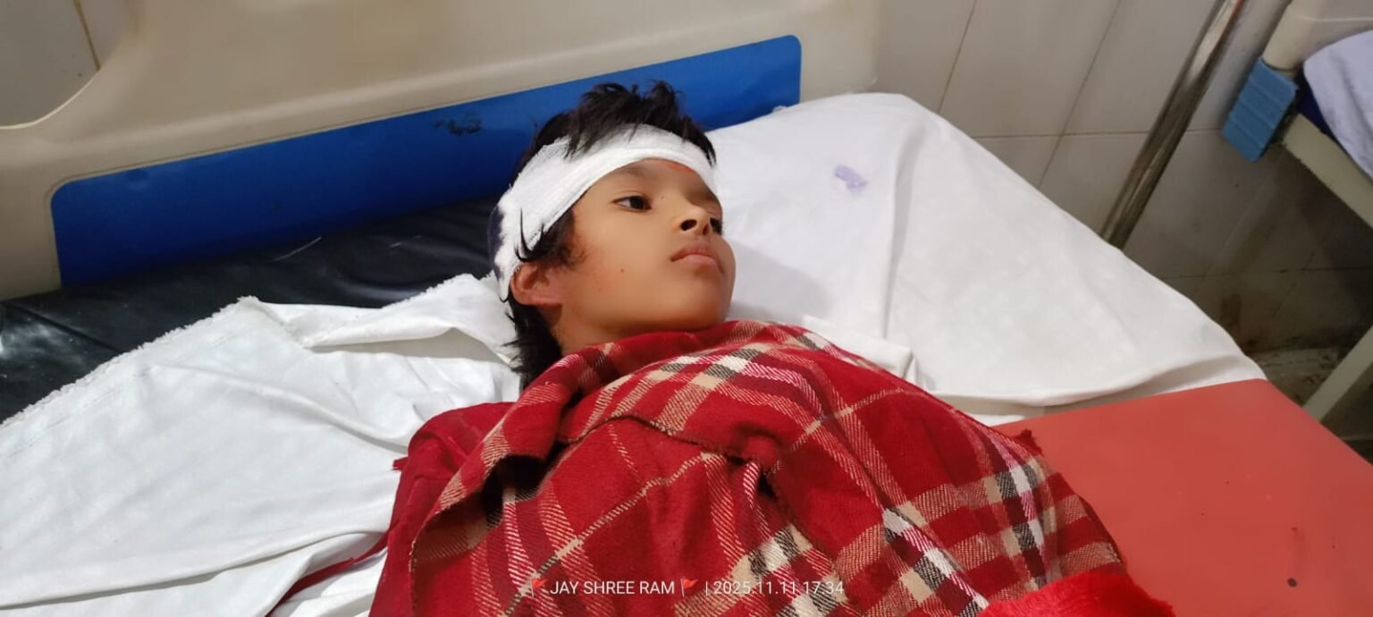 तेज रफ्तार बाइक ने आठ वर्षीय मासूम को मारी टक्कर, घायल को सामुदायिक स्वास्थ्य केंद्र फतेहाबाद पर कराया भर्ती