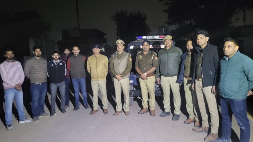 आगरा में ट्रांसफार्मर चोरी गैंग का खात्मा! रमाडा कट पर देर रात मुठभेड़, मुख्य आरोपी धर्मवीर को लगी गोली, 5 गिरफ्तार – तमंचे-कारतूस बरामद