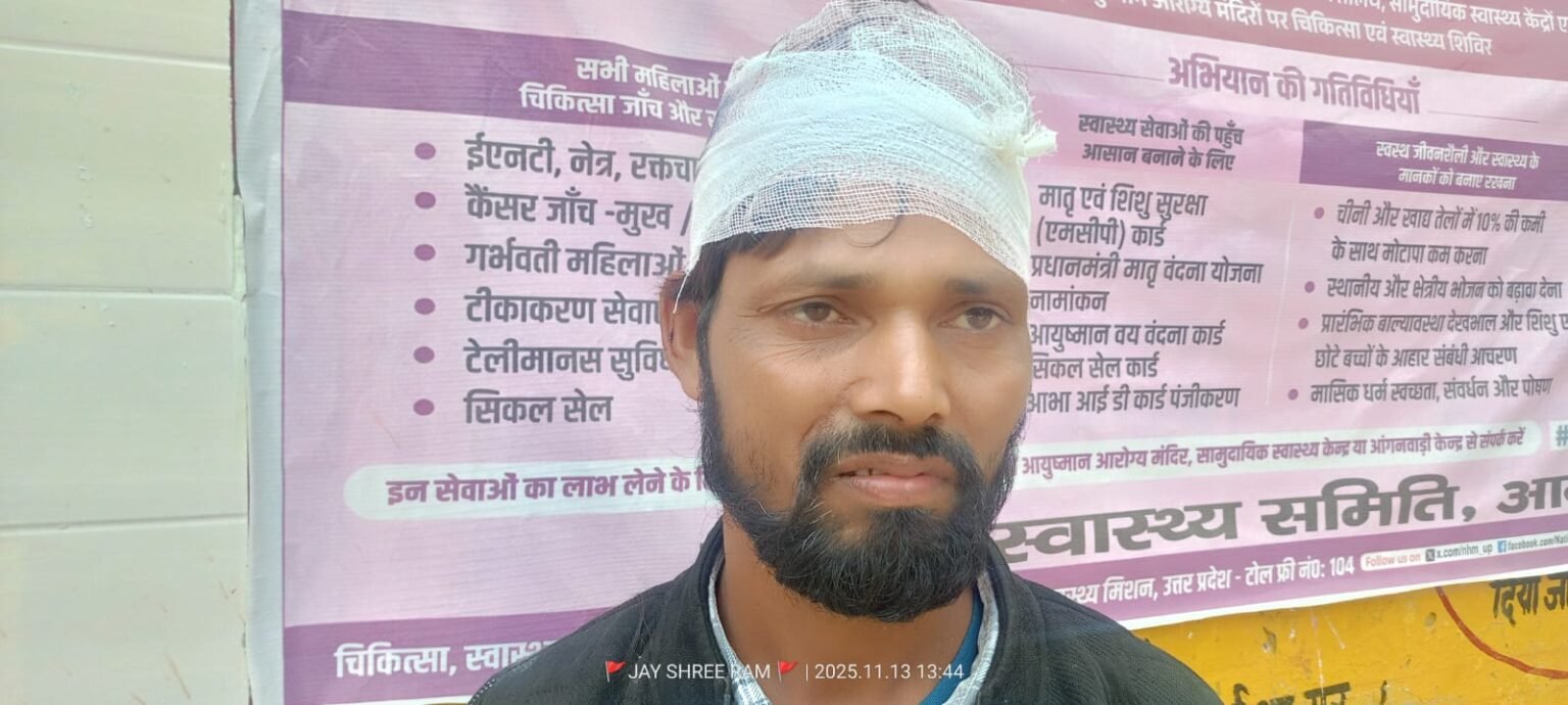 फतेहाबाद: निबोहरा के ग्राम महाराजपुर में पशु बांधने को लेकर दो पक्ष भिड़े, तीन घायल