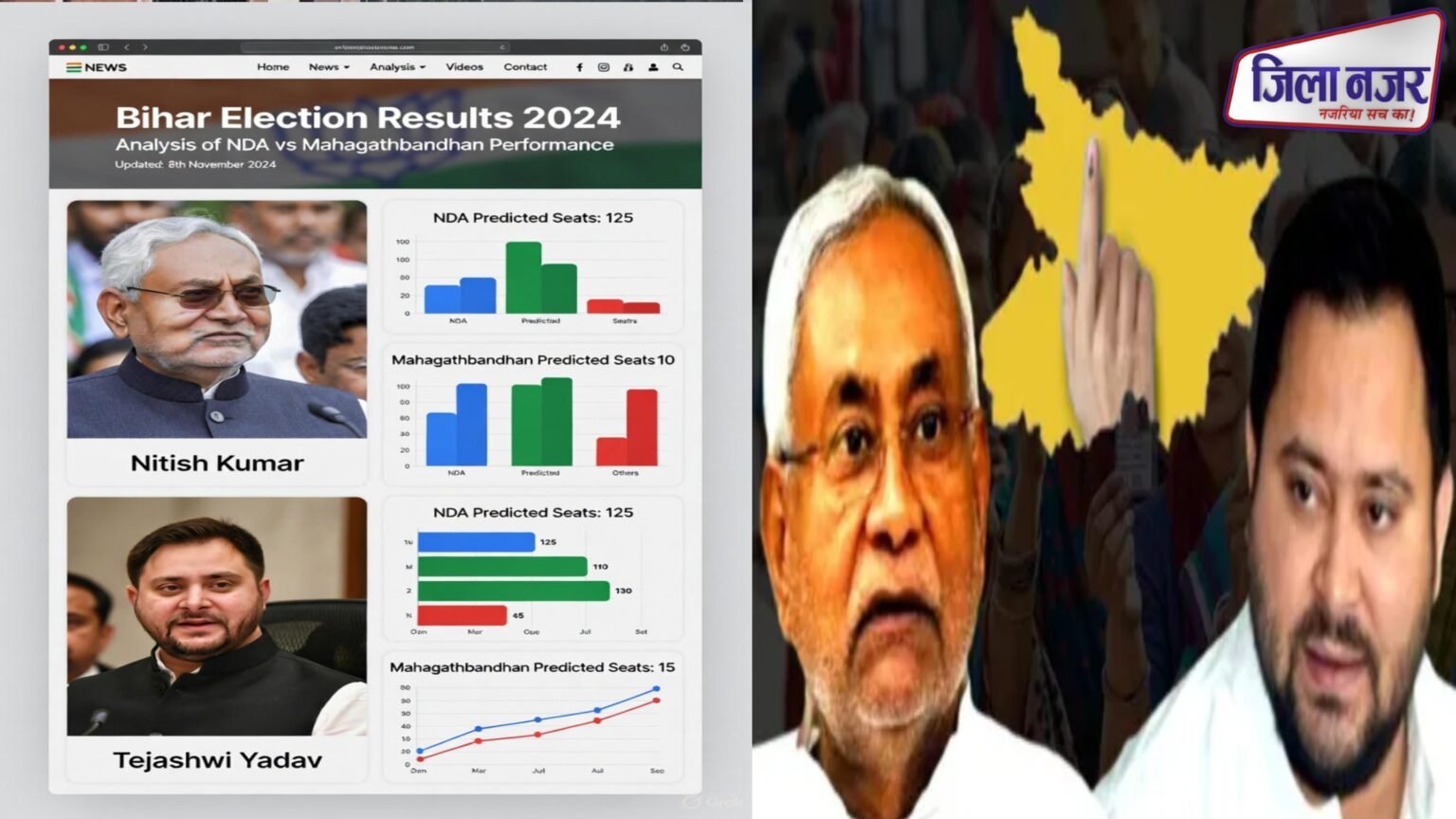 बिहार सत्ता संग्राम: नीतीश की मजबूती या तेजस्वी का तूफान?