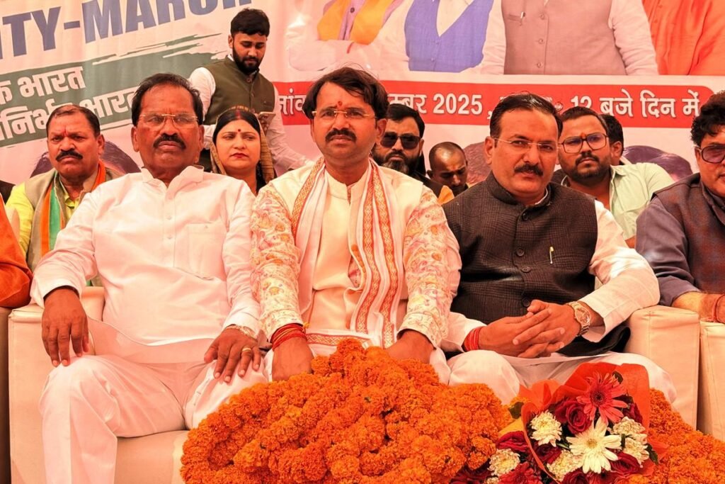 भाजपा पूरा कर रही है पटेल जी के संकल्प- दयाराम चौधरी