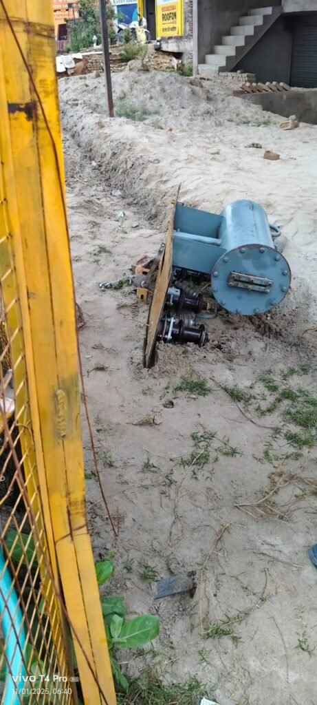 फतेहाबाद के बाईपास रोड से विद्युत ट्रांसफार्मर से कॉपर वायर चोरी