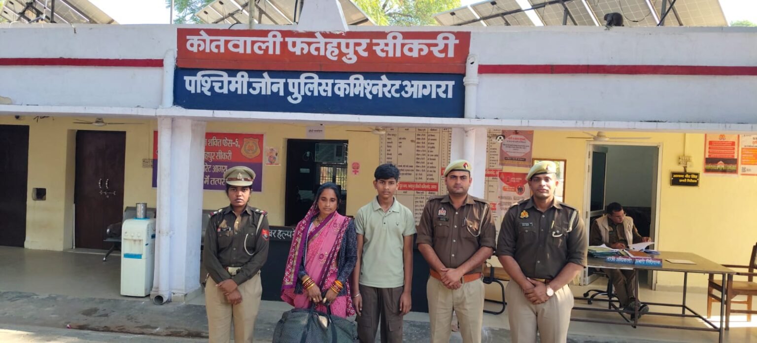 फतेहपुर सीकरी: पुलिस ने आभूषण और नगदी से भरा वेग खोज निकाला