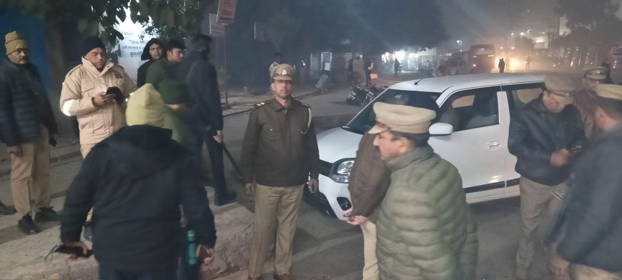 आगरा: नए साल के जश्न के लिए पुलिस अलर्ट – आईएसबीटी पर डॉग स्क्वॉड के साथ सघन चेकिंग, यात्रियों में सुरक्षा का भरोसा