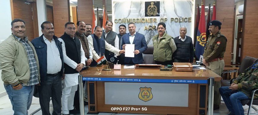 आगरा: राणा सांगा विवाद फिर भड़का – क्षत्रिय समाज ने कमिश्नर से की FIR की मांग, सपा सांसद व बेटे पर गला दबाने-चैन छीनने का आरोप