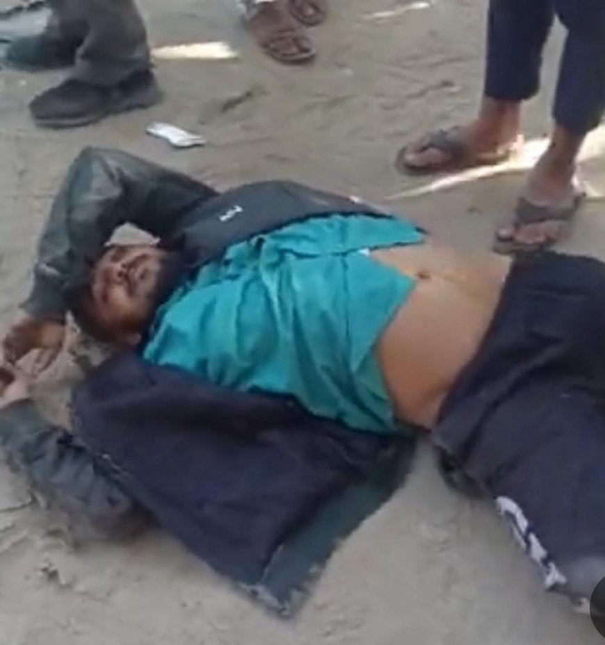 आगरा: खेरागढ़-सैंया रोड पर दिल दहला देने वाला हादसा, बाइक सवार युवक 10 फीट उछला, हालत गंभीर