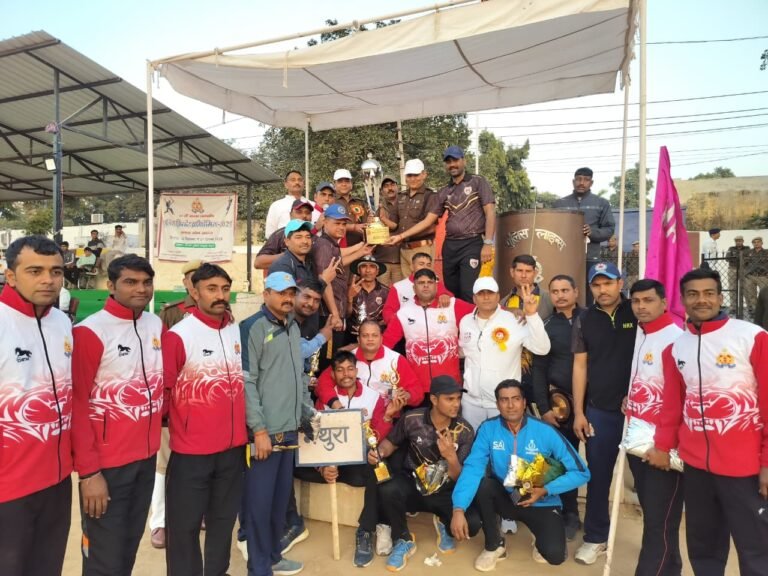 मथुरा ने जीता आगरा ज़ोन पुलिस क्रिकेट प्रतियोगिता का फाइनल, मनीष यादव प्लेयर ऑफ द मैच