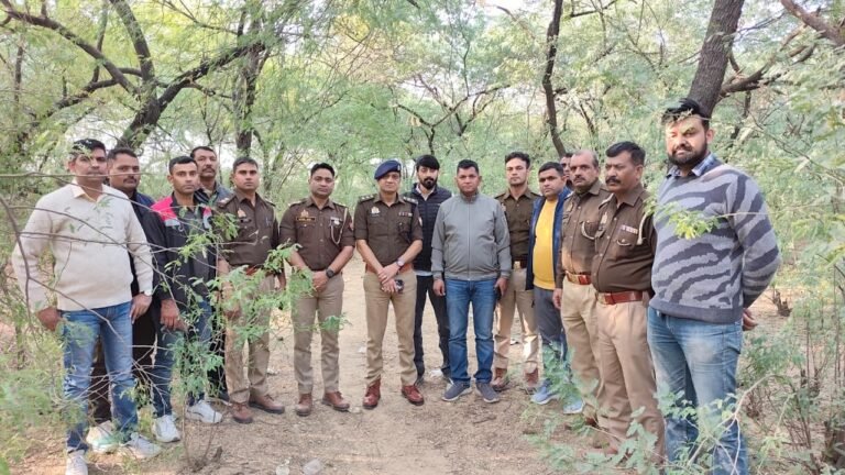 नेशनल हाईवे-19 पर पुलिस–अपराधी मुठभेड़, चांदी लूट मामले के दो आरोपी गिरफ्तार