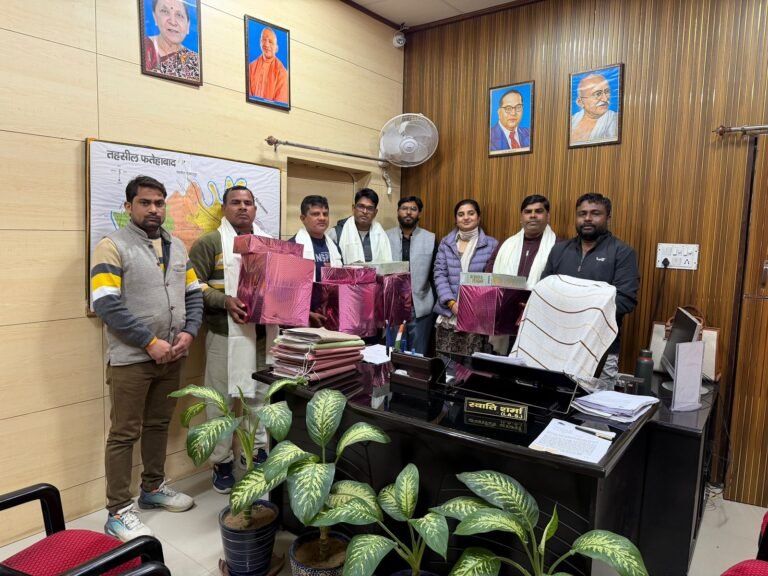 फतेहाबाद: उत्कृष्ट कार्य करने वाले पांच सुपरवाइजर को किया सम्मानित