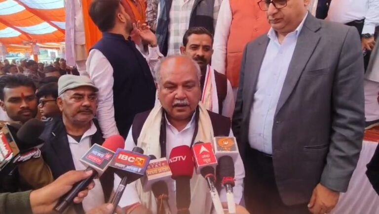 विधानसभा के अध्यक्ष नरेंद्र सिंह तोमर ने भाजपा के नवनियुक्त पदाधिकारियों की बैठक ली