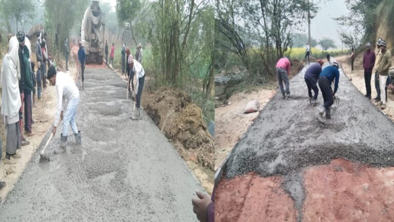 पूर्व राज्य मंत्री के प्रयास से जोनेश्वर यमुना घाट का खरंजा कार्य शुरू, जनता को होने वाली परेशानी से मिलेगा छुटकारा