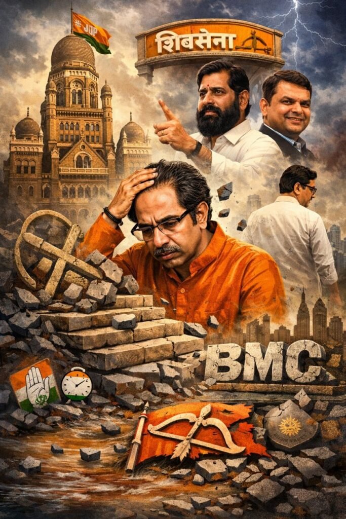 मुंबई: शिवसेना (उद्धव) की सत्ता से अर्श से फर्श तक की दास्तान! बीएमसी हार के बाद उद्धव ठाकरे पर उठे सवाल, क्या ‘ब्रांड ठाकरे’ इतिहास बन रहा?