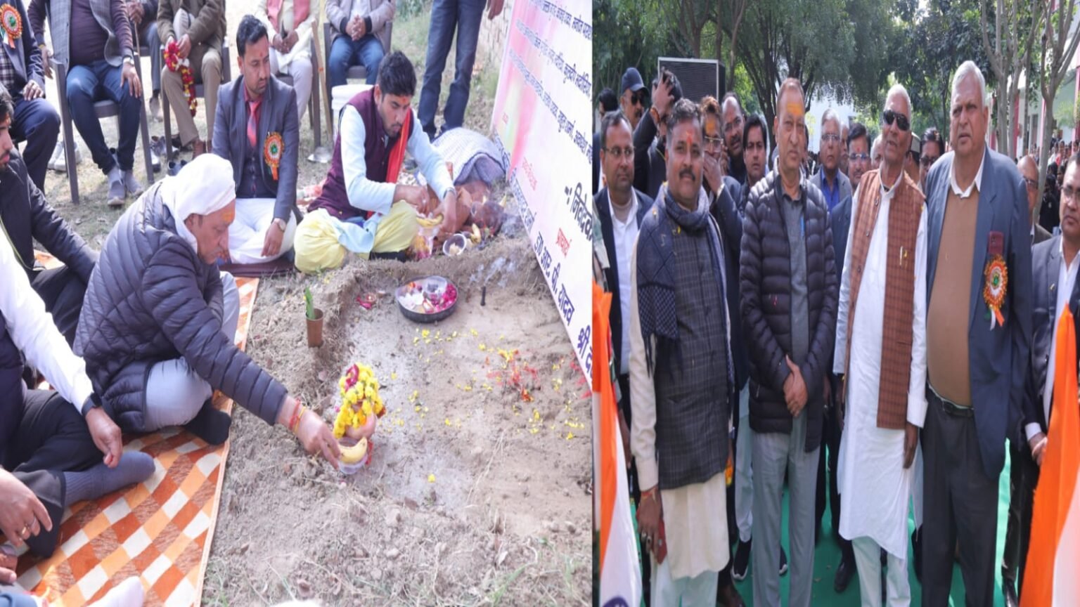 आगरा: जैतपुर में मिनी स्टेडियम की आधारशिला