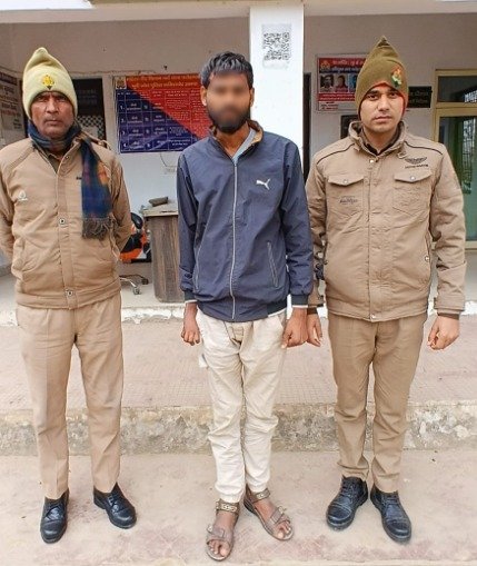 थाना फतेहाबाद पुलिस ने बकरी चोरी के आरोपी को किया गिरफ्तार