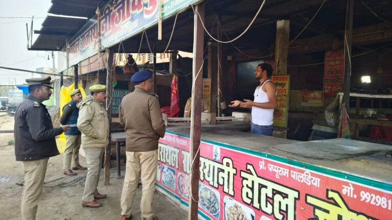 एसीपी अनिल कुमार ने सर्विस रोड पर बने डाबो का किया निरीक्षण