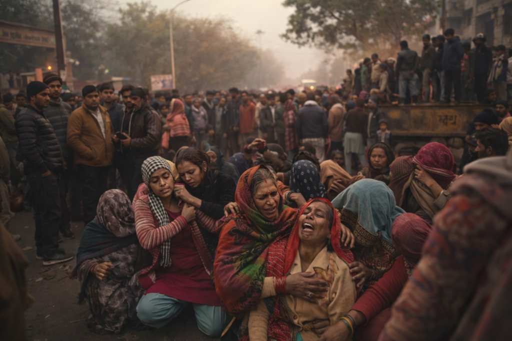 घायल युवक की इलाज के दाैरान माैत पर परिजनों का आक्रोश फूट पड़ा। लगाया जाम