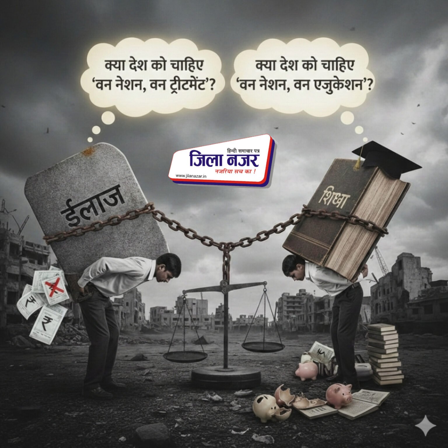 जब इलाज और शिक्षा बन जाएं बोझ: क्या देश को चाहिए ‘वन नेशन, वन ट्रीटमेंट’ और ‘वन नेशन, वन एजुकेशन’