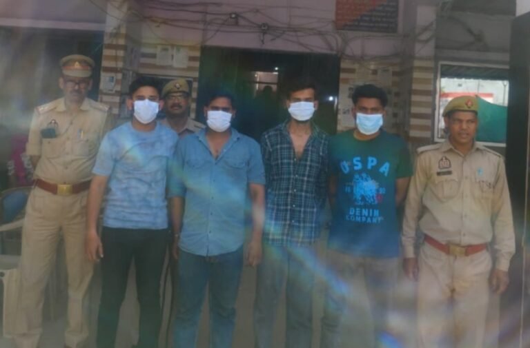 थाना बन्ना देवी पुलिस ने 04 वांछित अभियुक्त किये गिरफ्तार