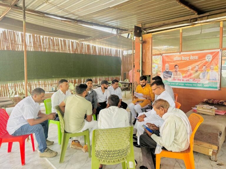 भाजपा फतेहाबाद मंडल नगर के शक्ति केंद्रों पर हुई मासिक बैठक, ‘मन की बात’ पर हुई चर्चा