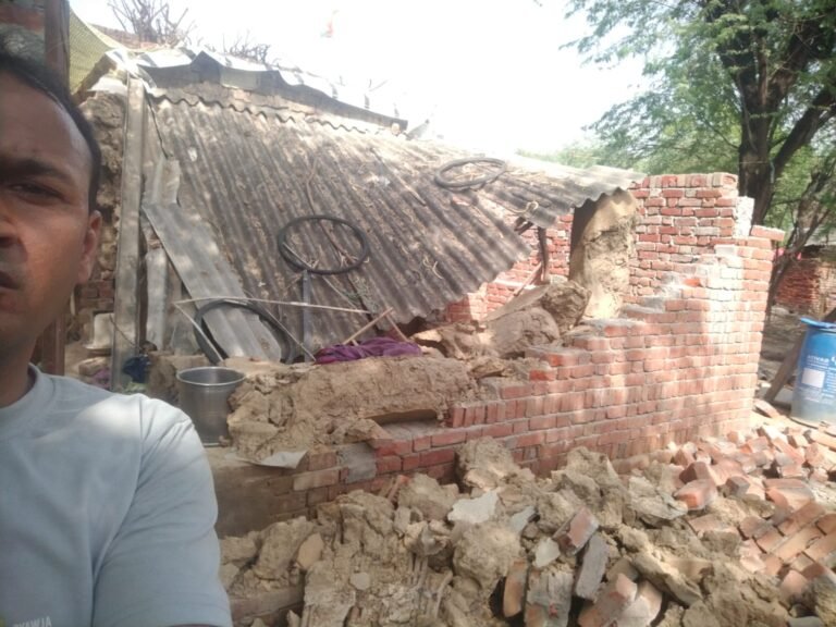निबोहरा के लालपुरा में कच्ची दीवार गिरने से वृद्धा की मौत