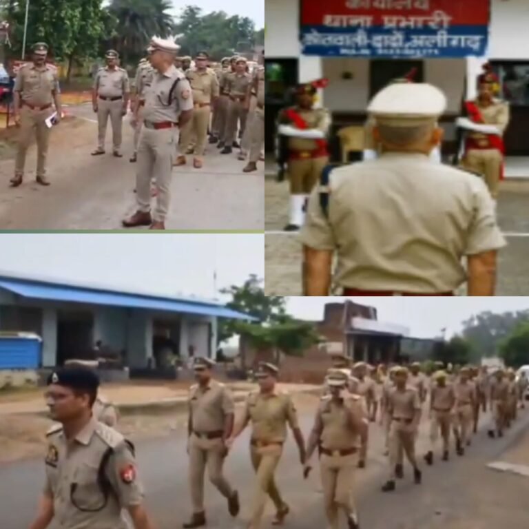 रविवार को भी मैदान में दिखे एसएसपी नीरज कुमार जादौन, थाना दादों का किया वार्षिक निरीक्षण