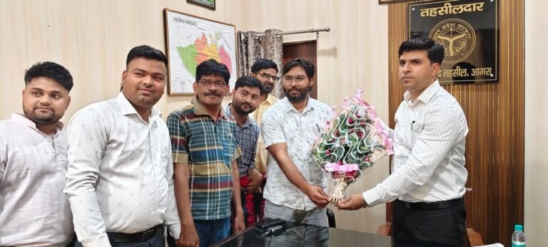 फतेहाबाद तहसील को मिले नए तहसीलदार, शेखर कुमार मिश्रा ने संभाला कार्यभार