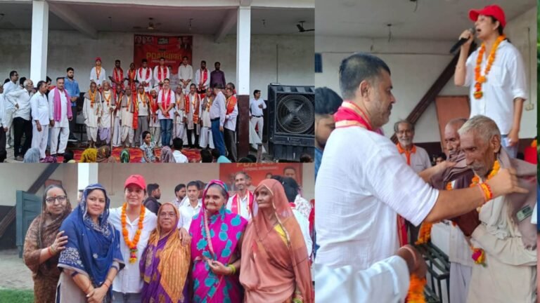 फतेहाबाद में सपा की पीडीए पंचायत में उमड़ा जनसैलाब